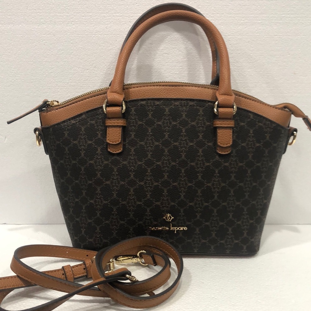 Nanette Lepore Brown and Black Satchel